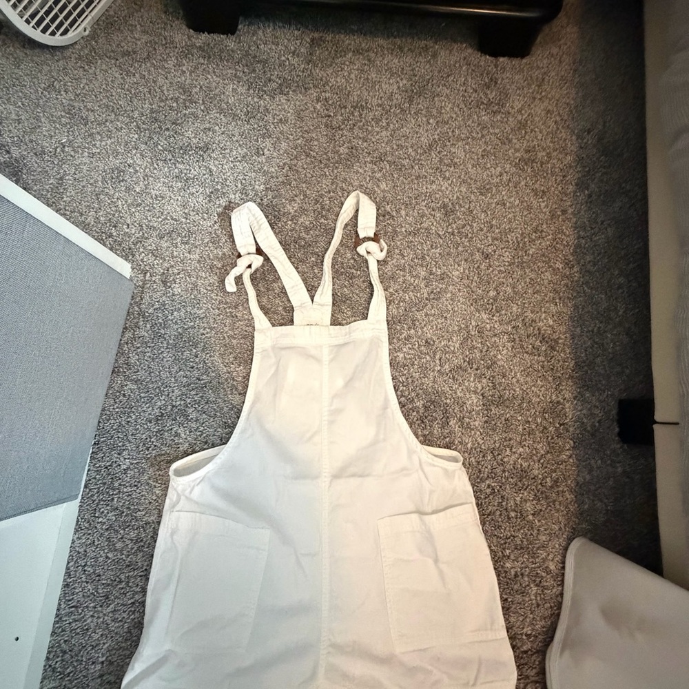 Aerie White Textured Straps